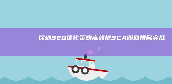 深圳SEO优化策略：高效提 SCA 阳网排名实战指南